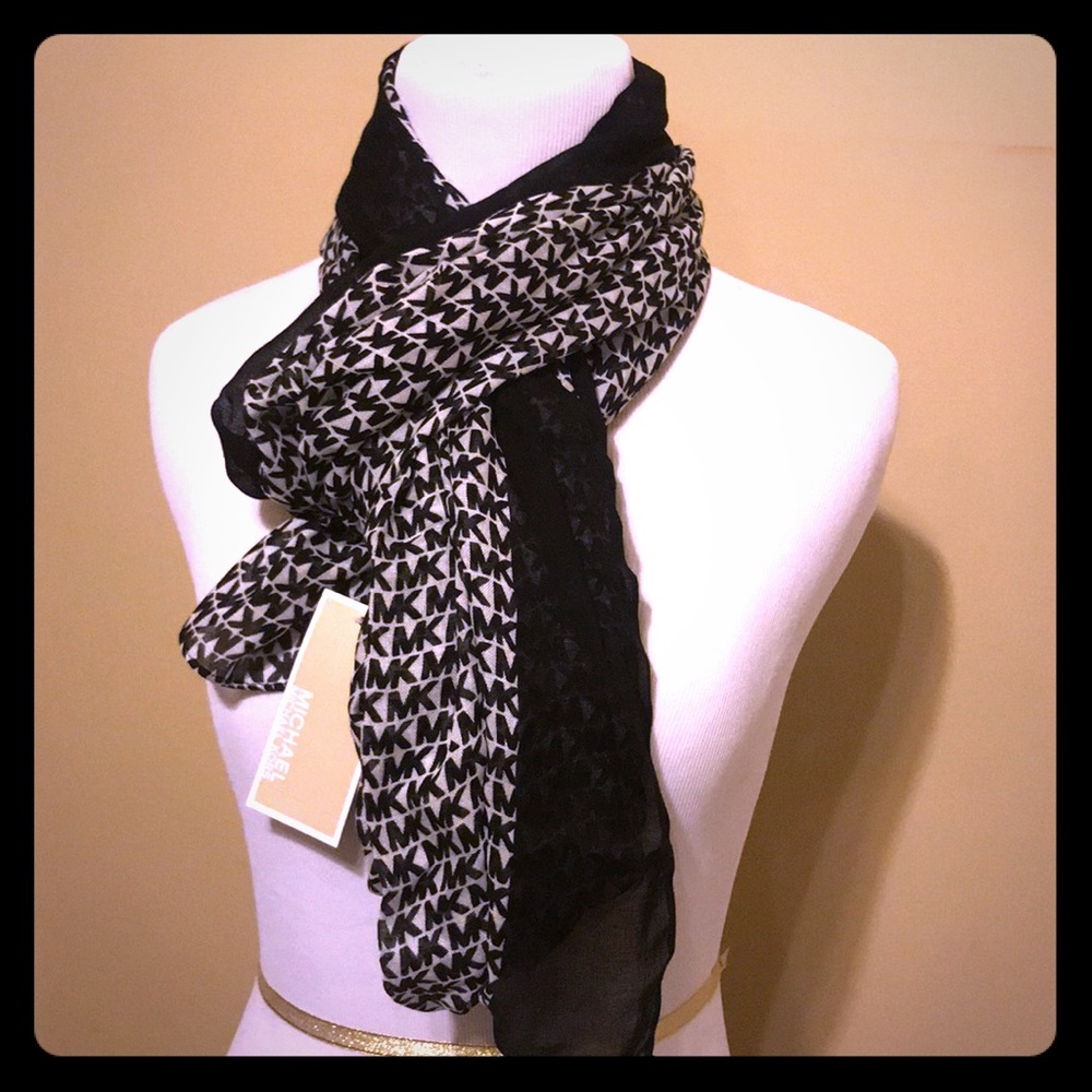 MK Signature Logo Scarf